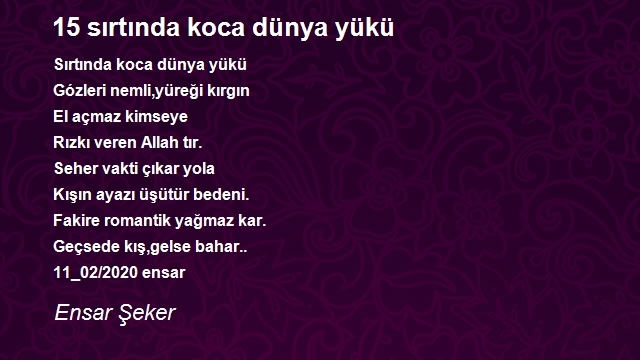 Ensar Şeker