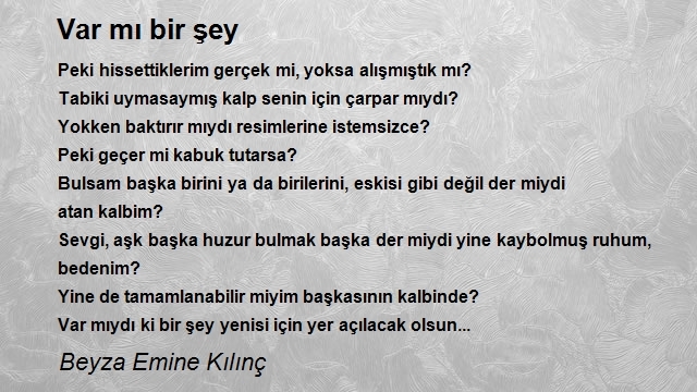 Beyza Emine Kılınç