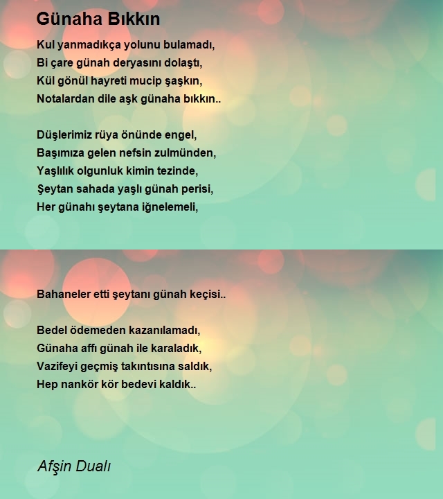 Afşin Dualı