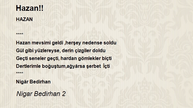 Nigar Bedirhan 2