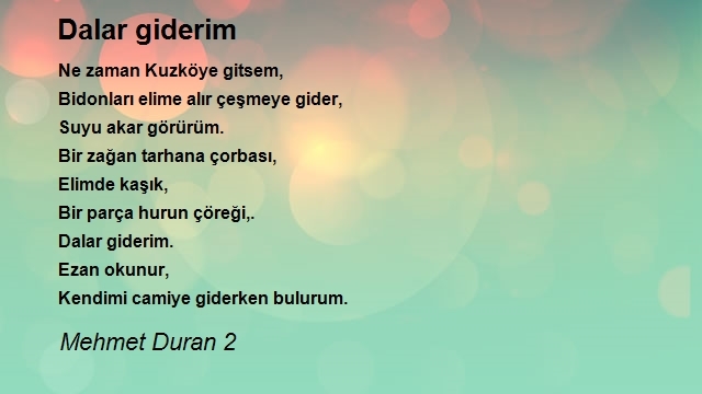 Mehmet Duran 2