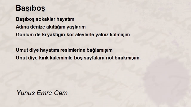 Yunus Emre Cam