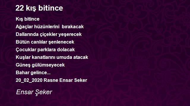 Ensar Şeker