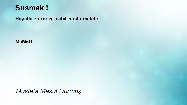 Mustafa Mesut Durmuş