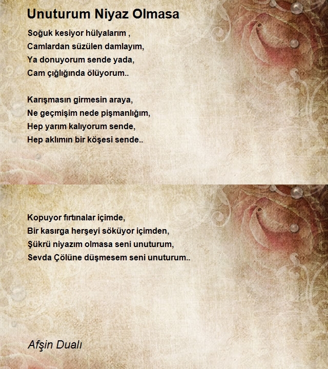 Afşin Dualı