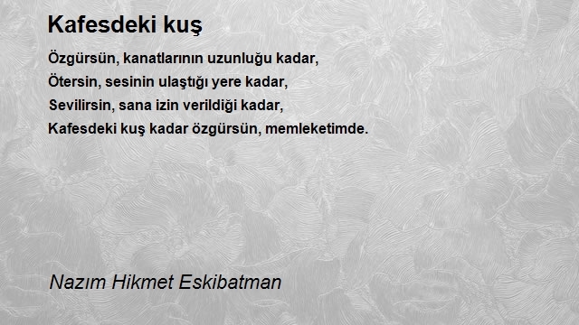 Nazım Hikmet Eskibatman