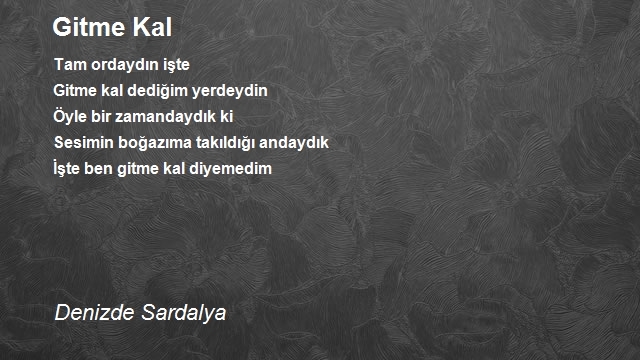 Denizde Sardalya