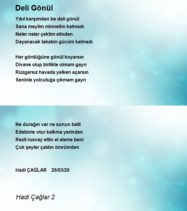 Hadi Çağlar 2