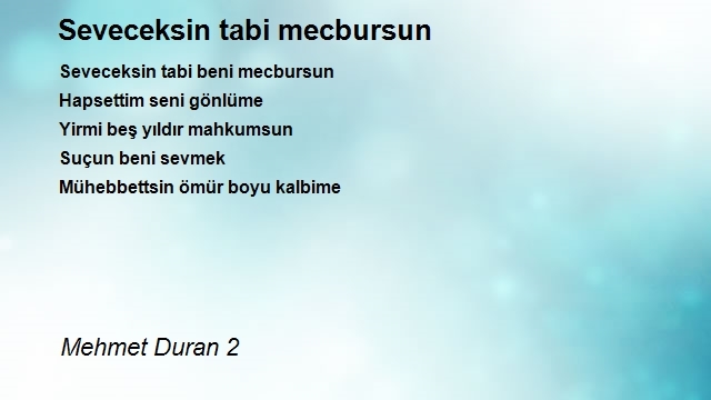 Mehmet Duran 2