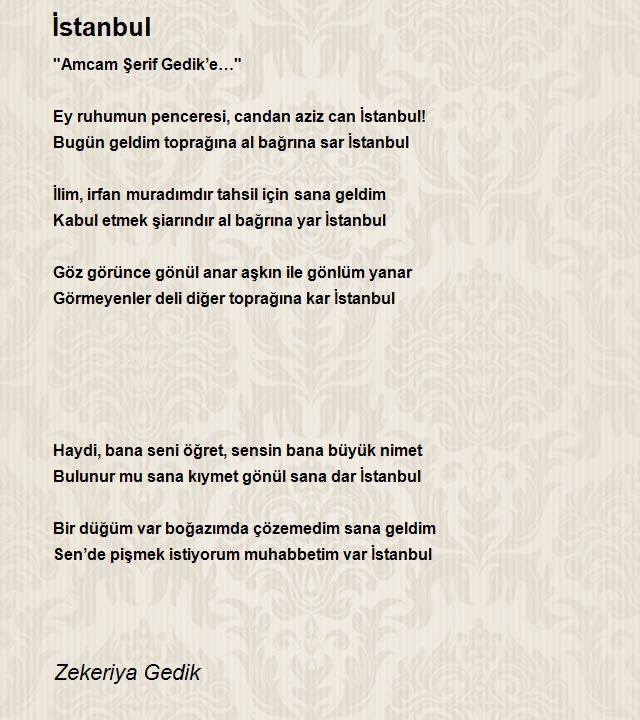 Zekeriya Gedik