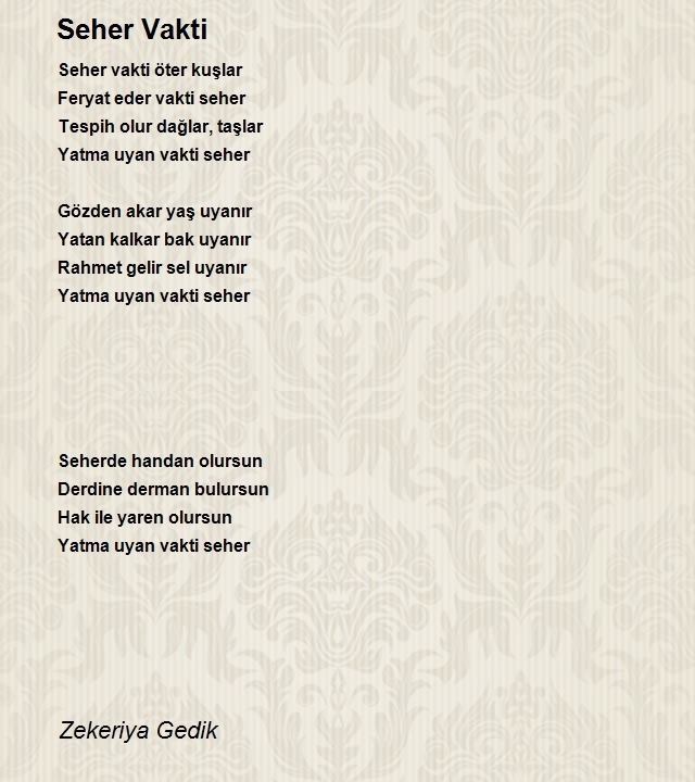 Zekeriya Gedik