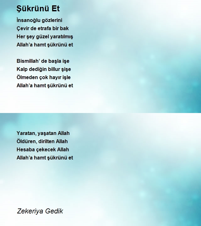 Zekeriya Gedik