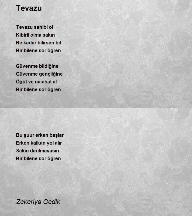 Zekeriya Gedik