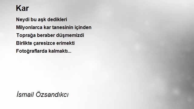 İsmail Özsandıkcı