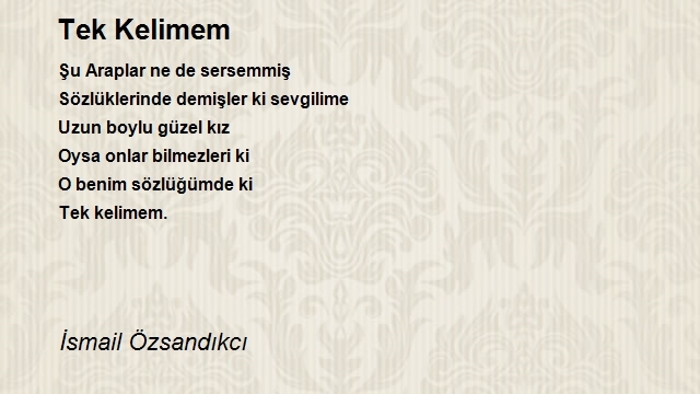 İsmail Özsandıkcı