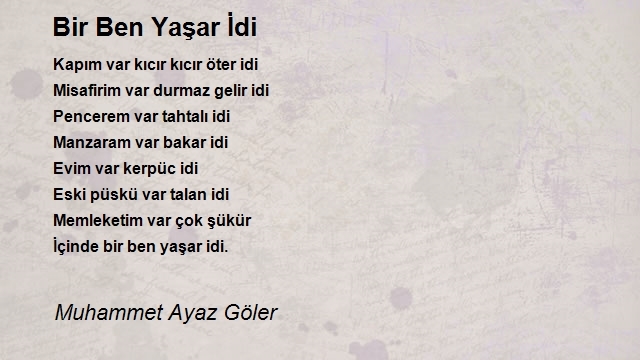 Muhammet Ayaz Göler