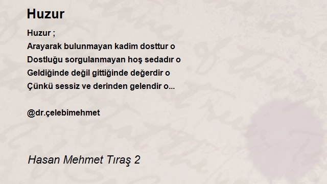 Hasan Mehmet Tıraş 2