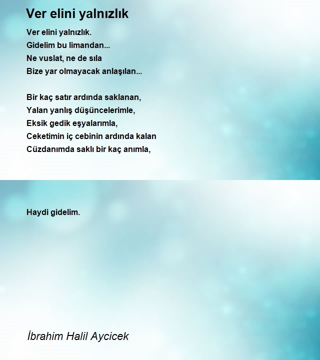 İbrahim Halil Aycicek