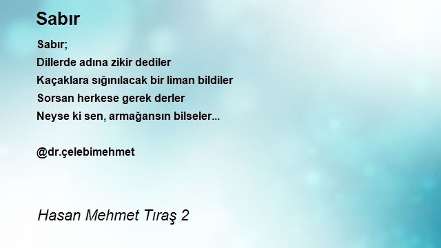 Hasan Mehmet Tıraş 2