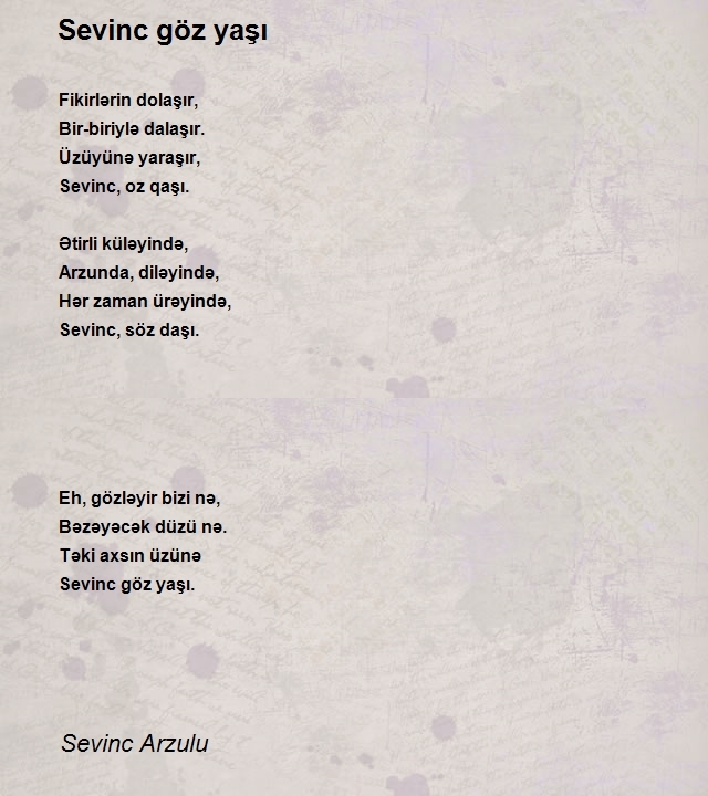 Sevinc Arzulu