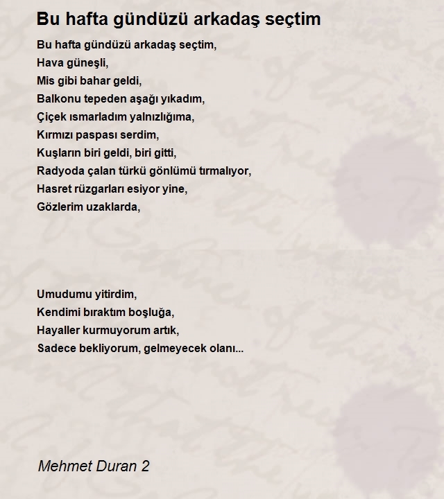 Mehmet Duran 2