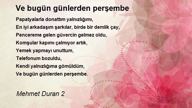 Mehmet Duran 2