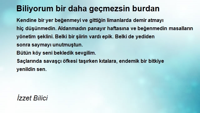 İzzet Bilici