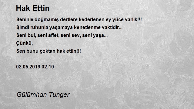 Gülümhan Tunger