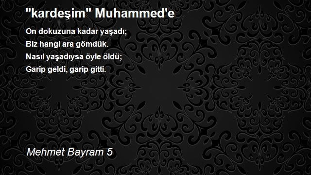 Mehmet Bayram 5