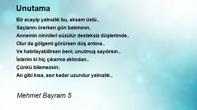 Mehmet Bayram 5