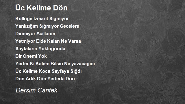 Dersim Cantek