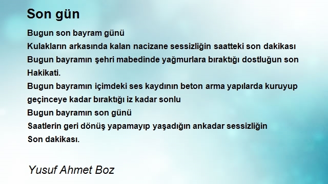 Yusuf Ahmet Boz