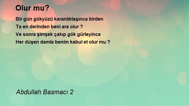 Abdullah Basmacı 2