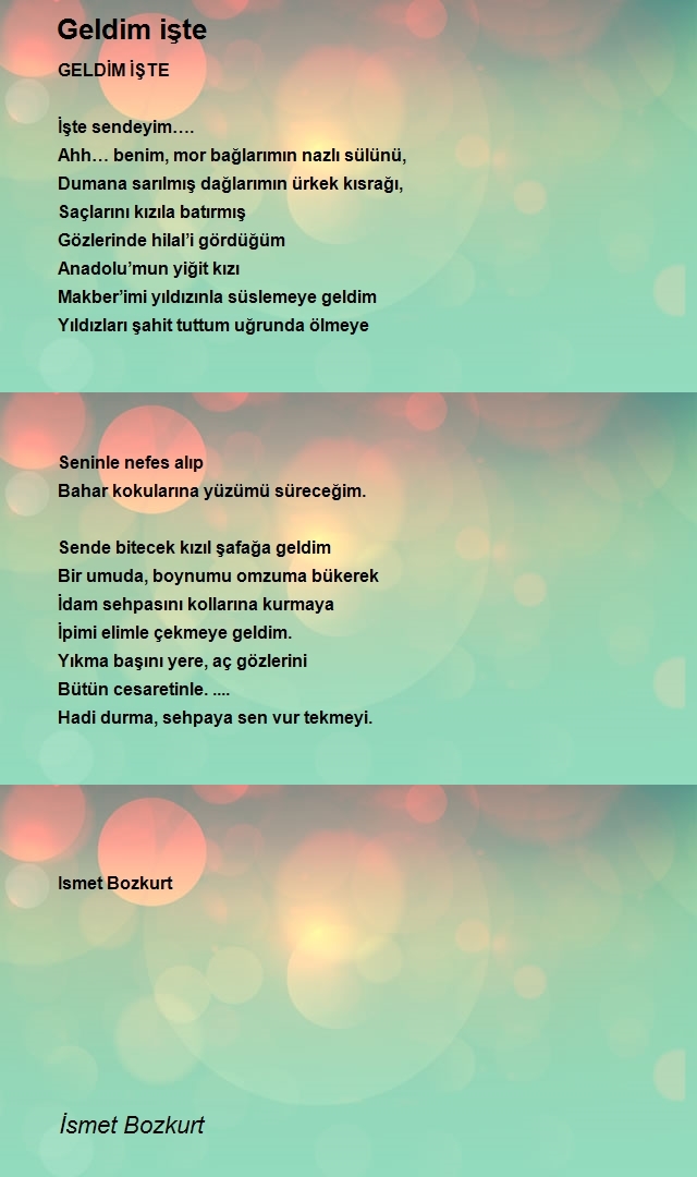 İsmet Bozkurt