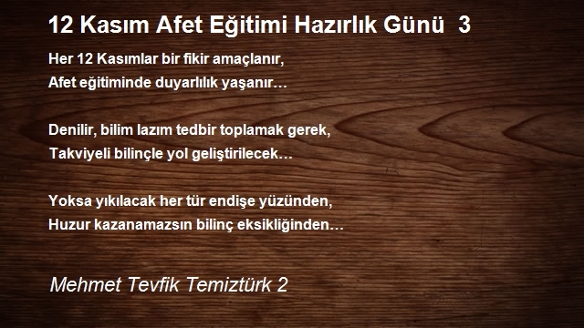 Mehmet Tevfik Temiztürk 2