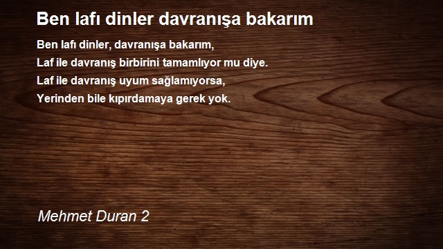 Mehmet Duran 2