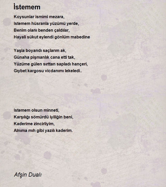 Afşin Dualı