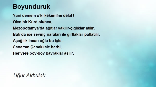 Uğur Akbulak