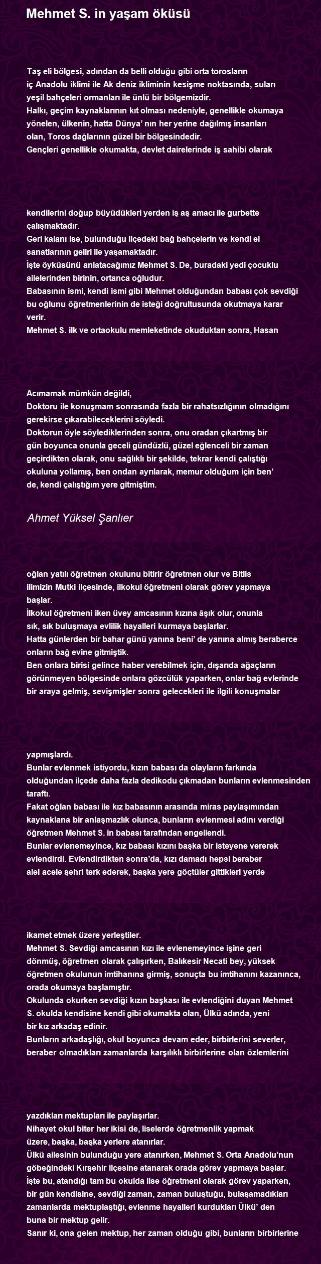 Ahmet Yüksel Şanlıer