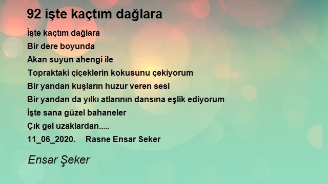 Ensar Şeker