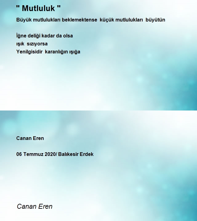 Canan Eren