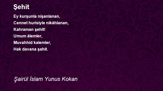 Şairül İslam Yunus Kokan