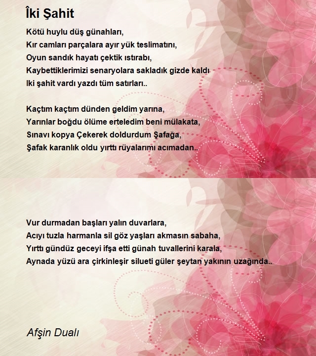 Afşin Dualı