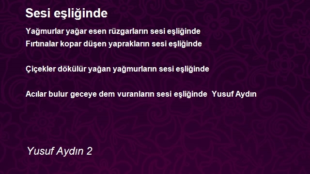 Yusuf Aydın 2