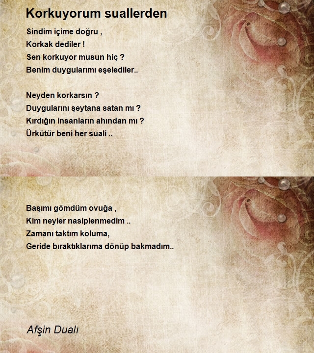 Afşin Dualı