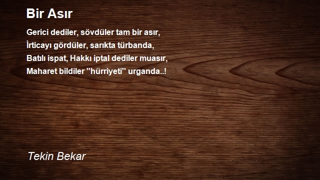 Tekin Bekar