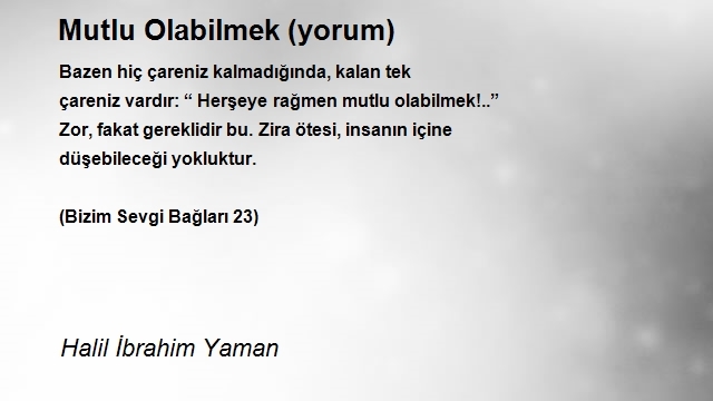 Halil İbrahim Yaman