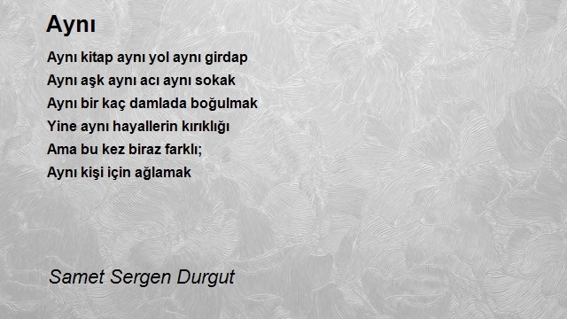 Samet Sergen Durgut