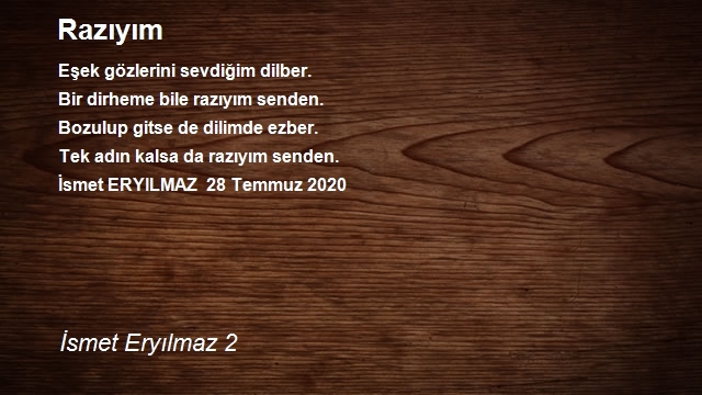 İsmet Eryılmaz 2