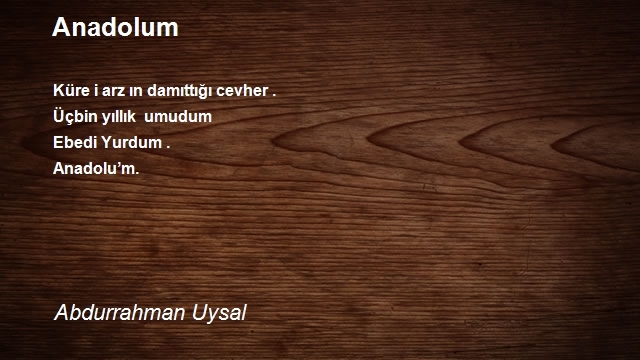 Abdurrahman Uysal